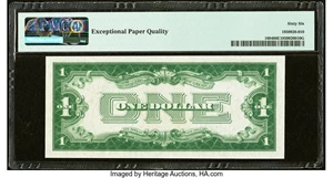 image for: Fr. 1604 $1 1928D Silver Certificate. PMG Gem Uncirculated 66 EPQ....