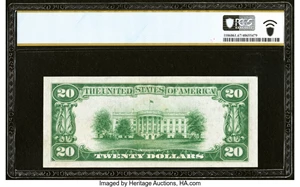 image for: Fr. 1870-I $20 1929 Federal Reserve Bank Note. PCGS Banknote Superb Gem Unc 67 PPQ....