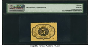 image for: Fr. 1228 5¢ First Issue PMG Choice Uncirculated 64 EPQ....
