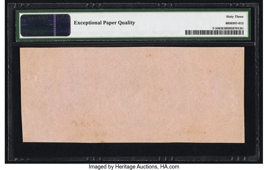 image for: T55 $1 1862 PF-2 Cr. 397 PMG Choice Uncirculated 63 EPQ....