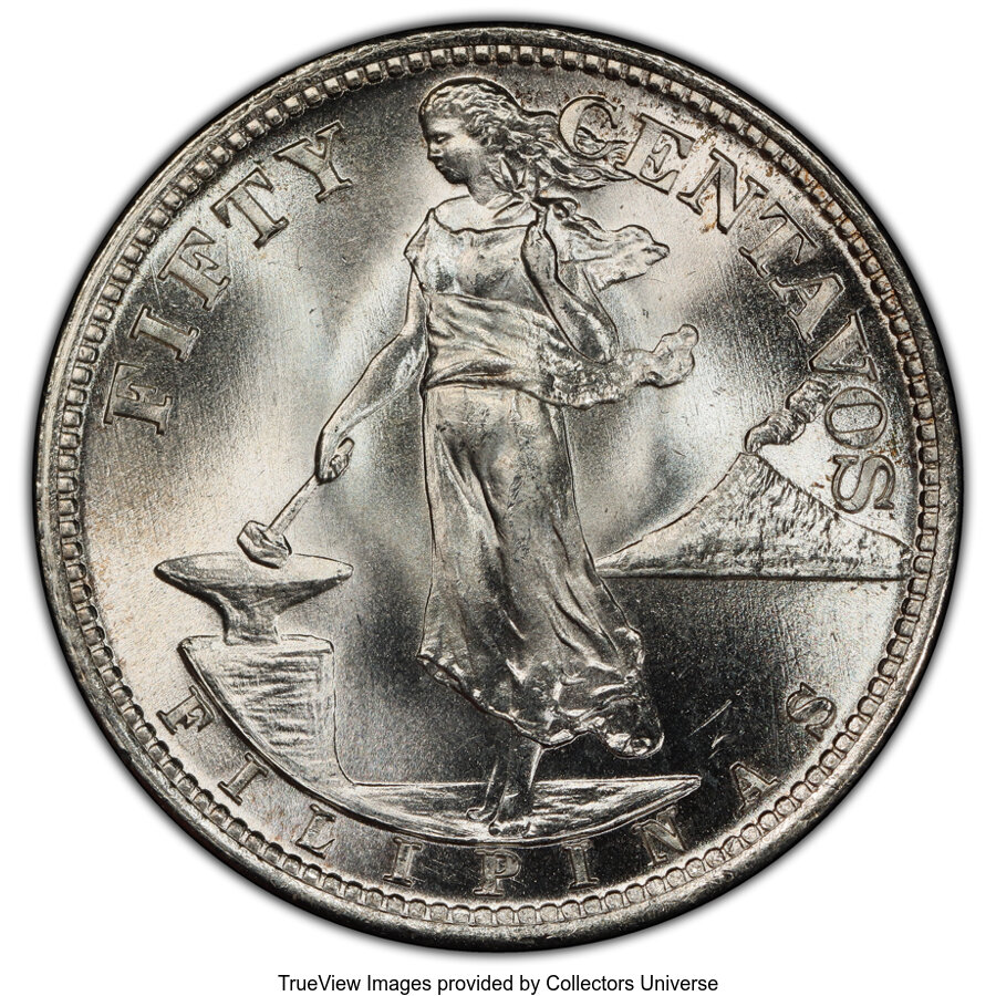 1945 S Fifty Pennyavo U.S. Philippines Coin Pricing Guide | The