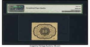image for: Fr. 1240 10¢ First Issue PMG Choice Uncirculated 64 EPQ....