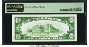 image for: Fr. 1860-B $10 1929 Federal Reserve Bank Note. PMG Gem Uncirculated 66 EPQ....