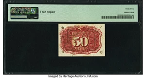 image for: Fr. 1322 50¢ Second Issue PMG Uncirculated 62....
