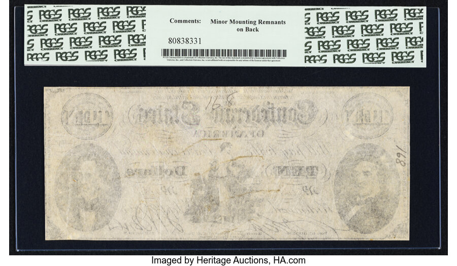 image for: T25 $10 1861 PF-1 Cr. 168 PCGS Extremely Fine 45....