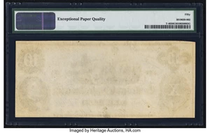 image for: T46 $10 1862 PF-2 Cr. 343 PMG About Uncirculated 50 EPQ....