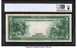 image for: Fr. 850 $5 1914 Federal Reserve Note PCGS Banknote Choice VF 35....
