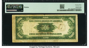 image for: Fr. 2201-A $500 1934 Federal Reserve Note. PMG Very Fine 25....