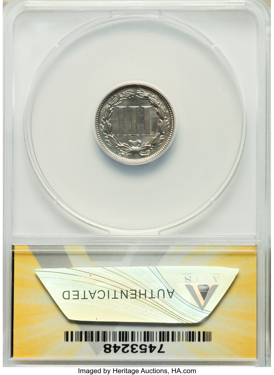 1883 3cN PR60 CAC thumbnail 2