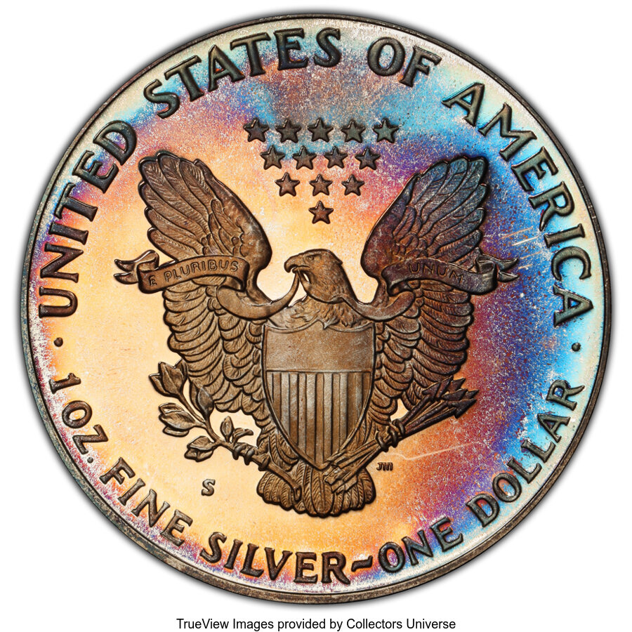 1986-S $1  Silver Eagle PR DCAM PR64 DCAM thumbnail 12