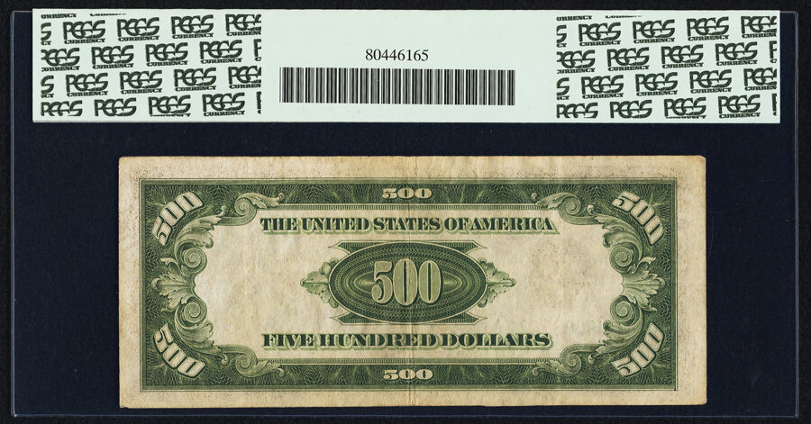 image for: Fr. 2202-J $500 1934A Mule Federal Reserve Note. PCGS Very Fine 35....