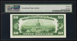 image for: Fr. 1880-J $50 1929 Federal Reserve Bank Note. PMG Gem Uncirculated 65 EPQ....