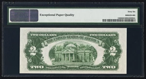 image for: Fr. 1506 $2 1928E Legal Tender Note. PMG Gem Uncirculated 66 EPQ....