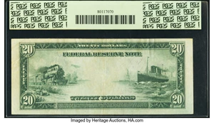 image for: Fr. 971a $20 1914 Federal Reserve Note PCGS Extremely Fine 40PPQ....