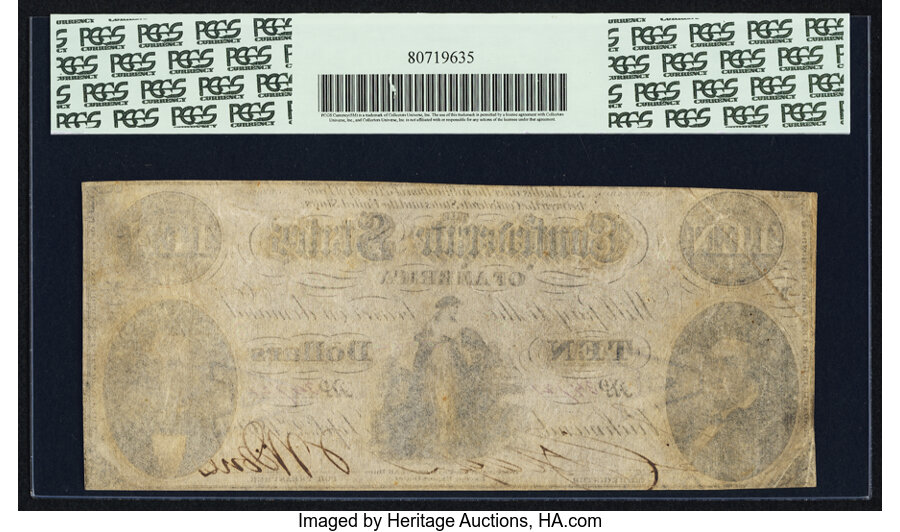 image for: T25 $10 1861 PF-2 Cr. 169 PCGS Extremely Fine 40....