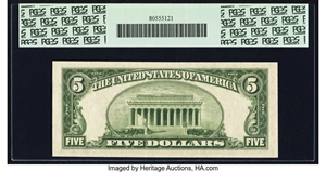 image for: Fr. 1656* $5 1953A Silver Certificate Star. PCGS Superb Gem New 67PPQ....