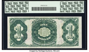 image for: Fr. 222 $1 1891 Silver Certificate PCGS Extremely Fine 45PPQ....