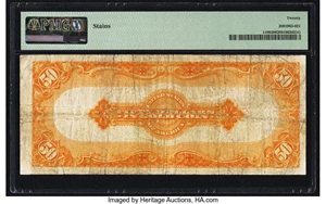 image for: Fr. 1199 $50 1913 Gold Certificate PMG Very Fine 20....