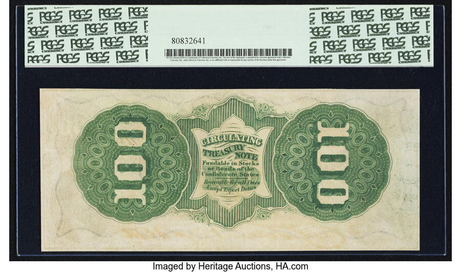 image for: T49 $100 1862 PF-2 Cr. 348 PCGS About New 53....