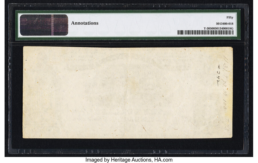 image for: T30 $10 1861 PF-6 Cr. 242 PMG About Uncirculated 50....