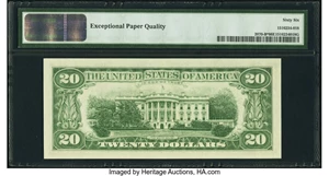 image for: Fr. 2070-B* $20 1969C Federal Reserve Star Note. PMG Gem Uncirculated 66 EPQ....