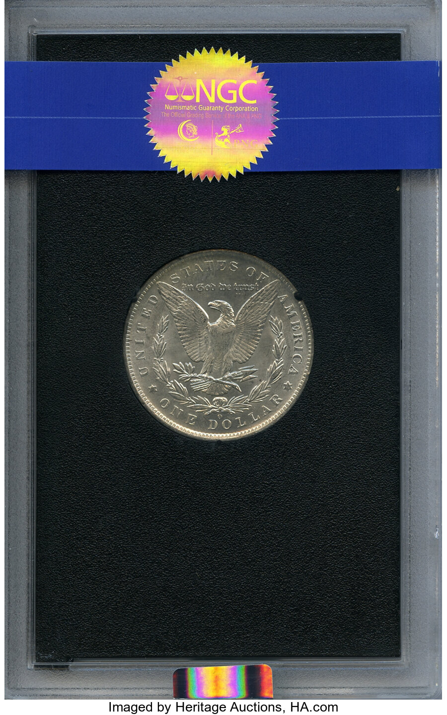 image for: 1883-O $1 GSA Hoard MS63 NGC. Box Included. NGC Census: (134/91). PCGS Population: (10/10). CDN: $250 Whsle. Bid for NGC/PC...