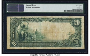 image for: Wilmington, NC - $20 1902 Red Seal Fr. 640 The Southern National Bank Ch. # (S)7913 PMG Very Fine 25 Net....