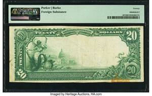 image for: Washington, NC - $20 1902 Plain Back Fr. 657 The First National Bank Ch. # (S)4997 PMG Very Fine 20....