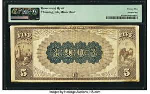 image for: Concord, NC - $5 1882 Brown Back Fr. 470 The Concord National Bank Ch. # (S)3903 PMG Very Fine 25....