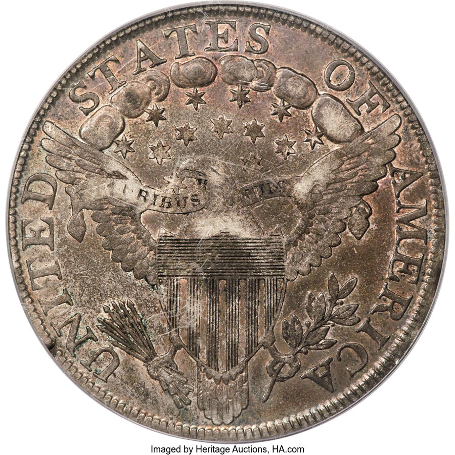 1799 $1  7x6 Stars, B-5, BB-157 AG3 thumbnail 23