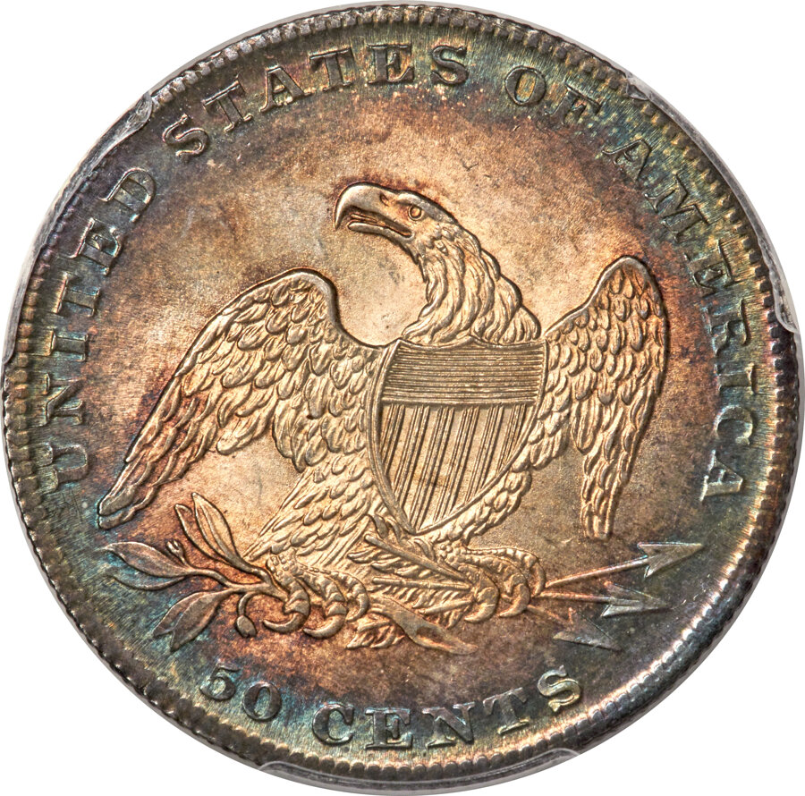 1837 50c Reeded Edge, GR-23 AG3 CAC thumbnail 10