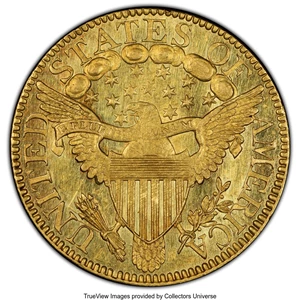 image for: 1806 $5 Pointed 6, 8x5 Stars, BD-3, R.7, MS62 PCGS....