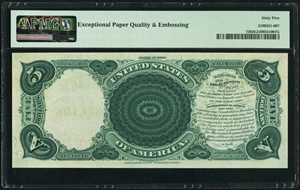 image for: Fr. 73 $5 1880 Legal Tender PMG Gem Uncirculated 65 EPQ....