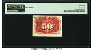image for: Fr. 1321 50¢ Second Issue PMG Choice Extremely Fine 45....