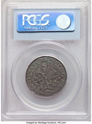 image for: (circa 1828) 1/24RL American Plantations 1/24 Part Real, Restrike, AU55 PCGS. PCGS Population: (4/32). NGC Census: (0/0). C...