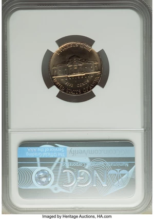 image for: 1980-P 5C MS67 Full Steps NGC. NGC Census: (6/0). PCGS Population: (0/0). ...