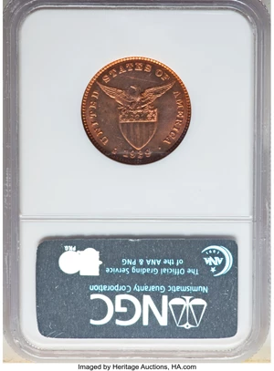image for: 1929-M 1C Philippines Centavo MS65 Red NGC. NGC Census: (0/0). PCGS Population: (15/1)....