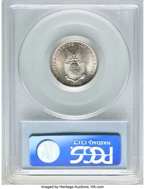 image for: 1944-D/S 20C Philippines 20 Centavos, Allen-12.04a, MS64 PCGS. PCGS Population: (16/19). NGC Census: (16/21). CDN: $250 Whs...