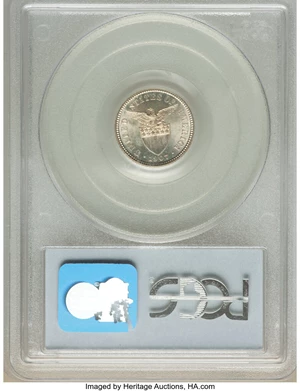 image for: 1907 10C Philippines 10 Centavos MS64 PCGS. PCGS Population: (19/54). NGC Census: (0/0). CDN: $150 Whsle. Bid for NGC/PCGS ...