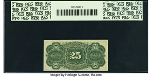 image for: Fr. 1302 25¢ Fourth Issue PCGS Gem New 65PPQ....