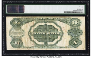 image for: Fr. 300 $10 1891 Silver Certificate PMG Very Fine 20....
