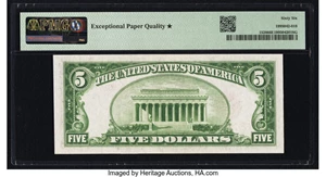 image for: Fr. 1528 $5 1928C Legal Tender Note. PMG Gem Uncirculated 66 EPQ*....