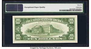 image for: Fr. 2016-K* $10 1963 Federal Reserve Star Note. PMG Gem Uncirculated 66 EPQ....
