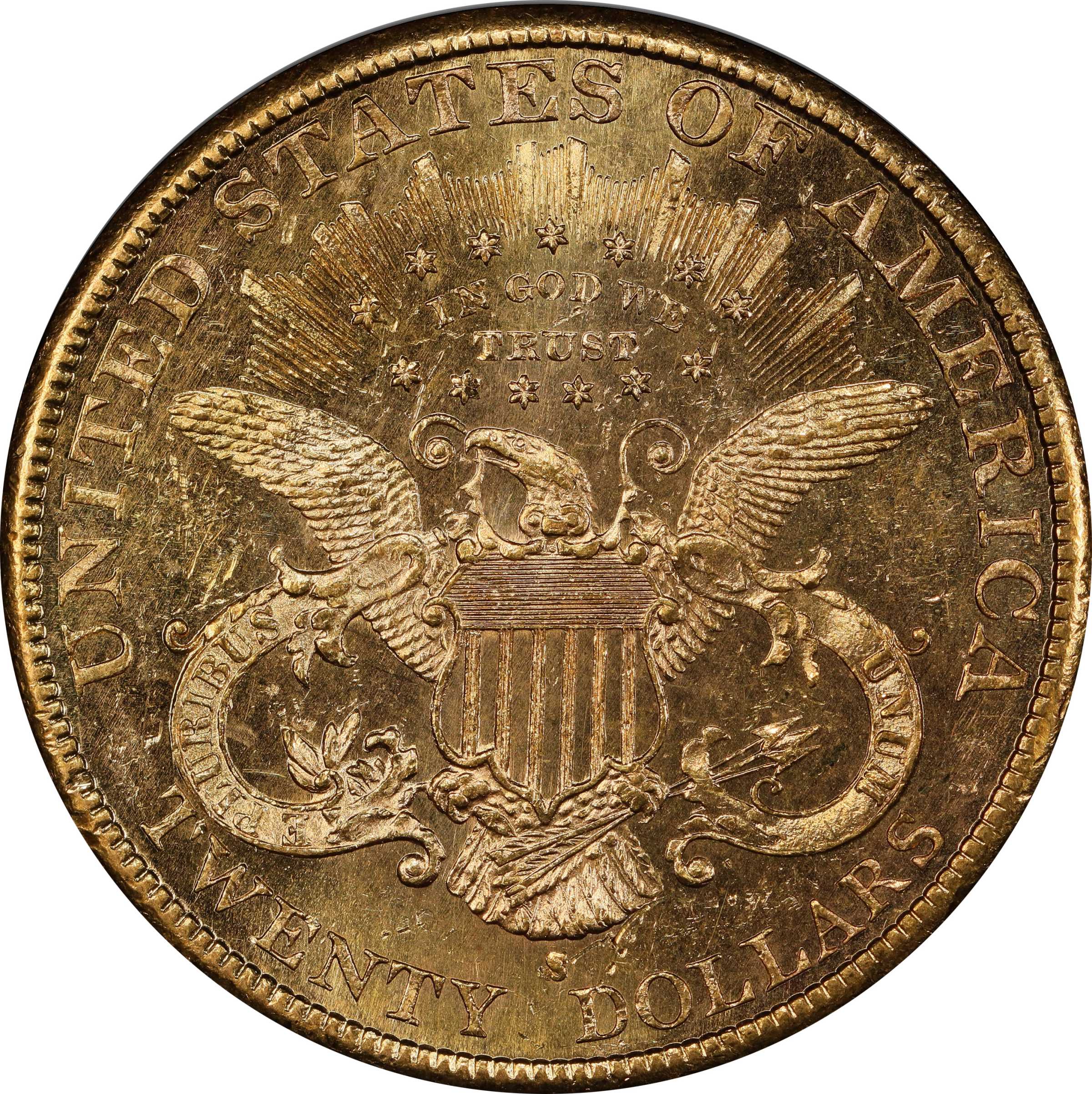 image for: 1889-S Liberty Head Double Eagle. MS-64 PL (PCGS). CAC.