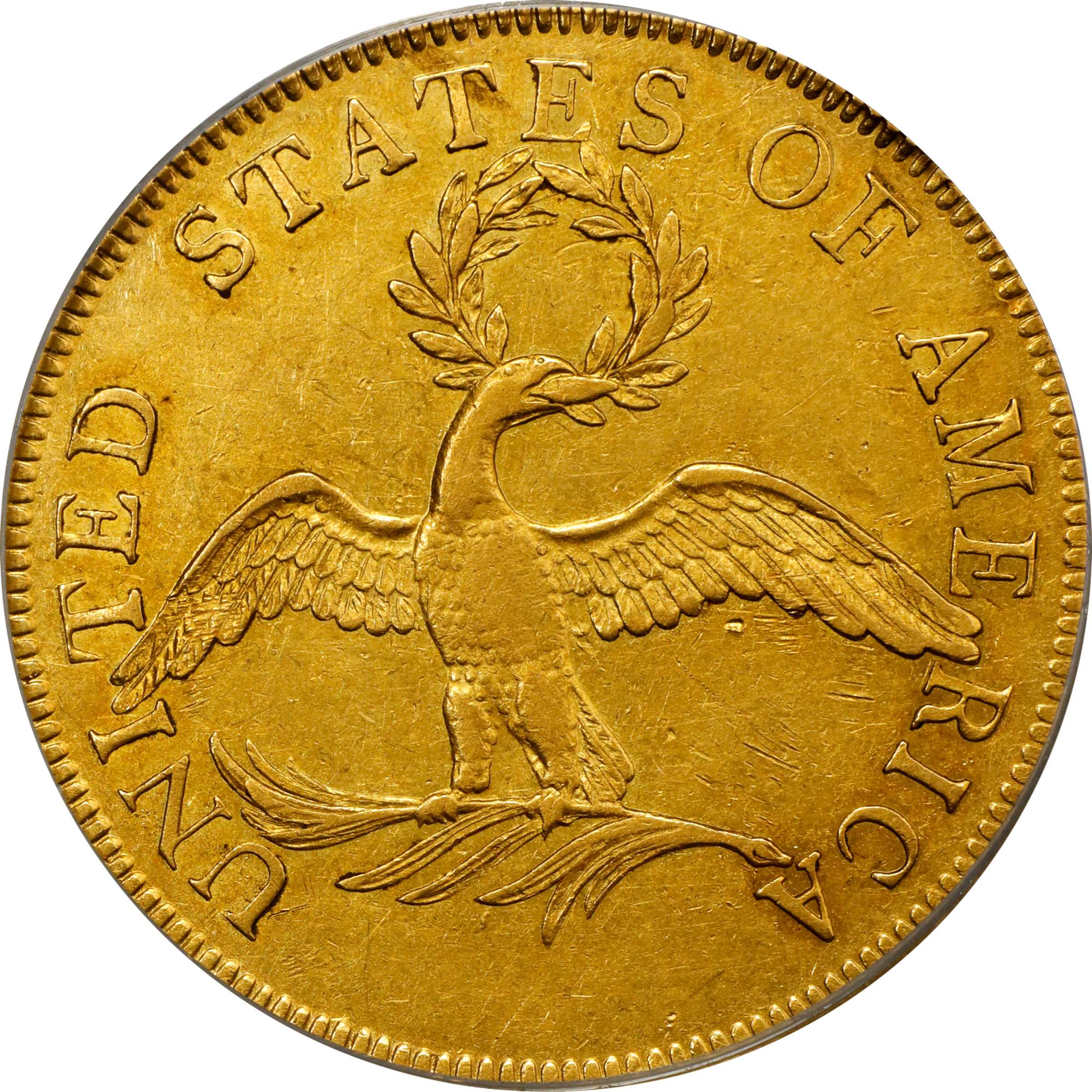 image for: 1797 Capped Bust Right Eagle. Small Eagle. BD-1, Taraszka-7. Rarity-5. AU-53 (PCGS).