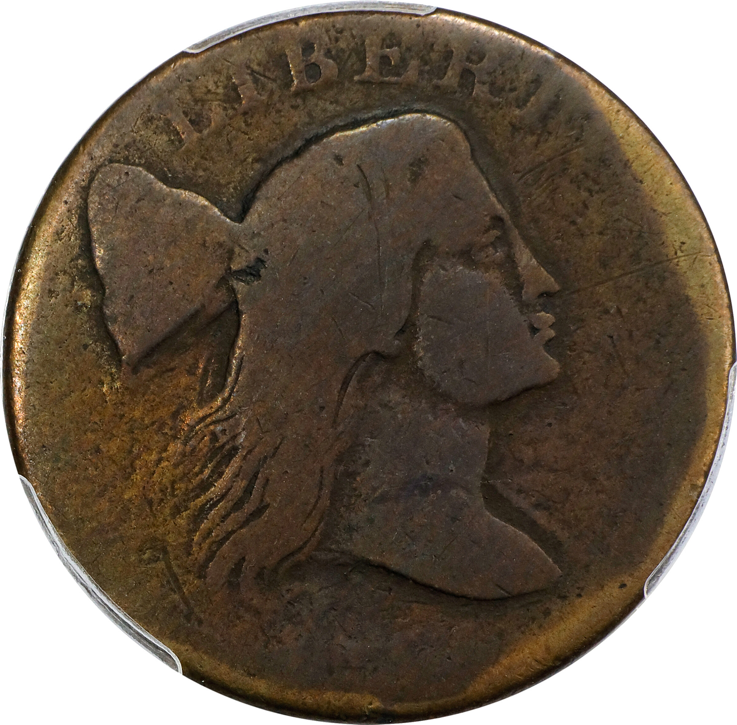 image for: 1795 Liberty Cap Cent. S-80. Rarity-5-. Jefferson Head. Plain Edge. Good-4 (PCGS).