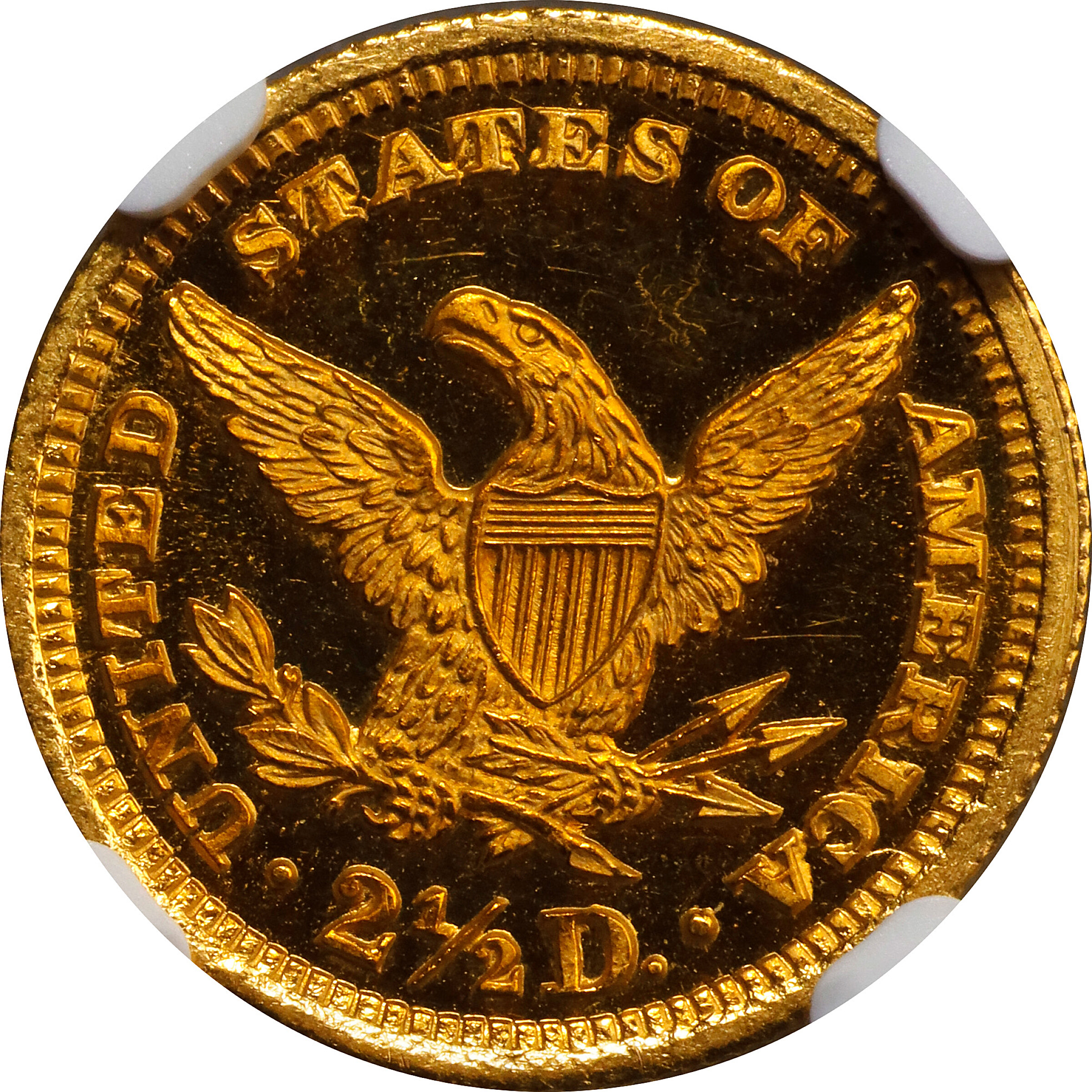 image for: 1898 Liberty Head Quarter Eagle. JD-1, the only known dies. Rarity-4. Proof-65 Ultra Cameo (NGC).