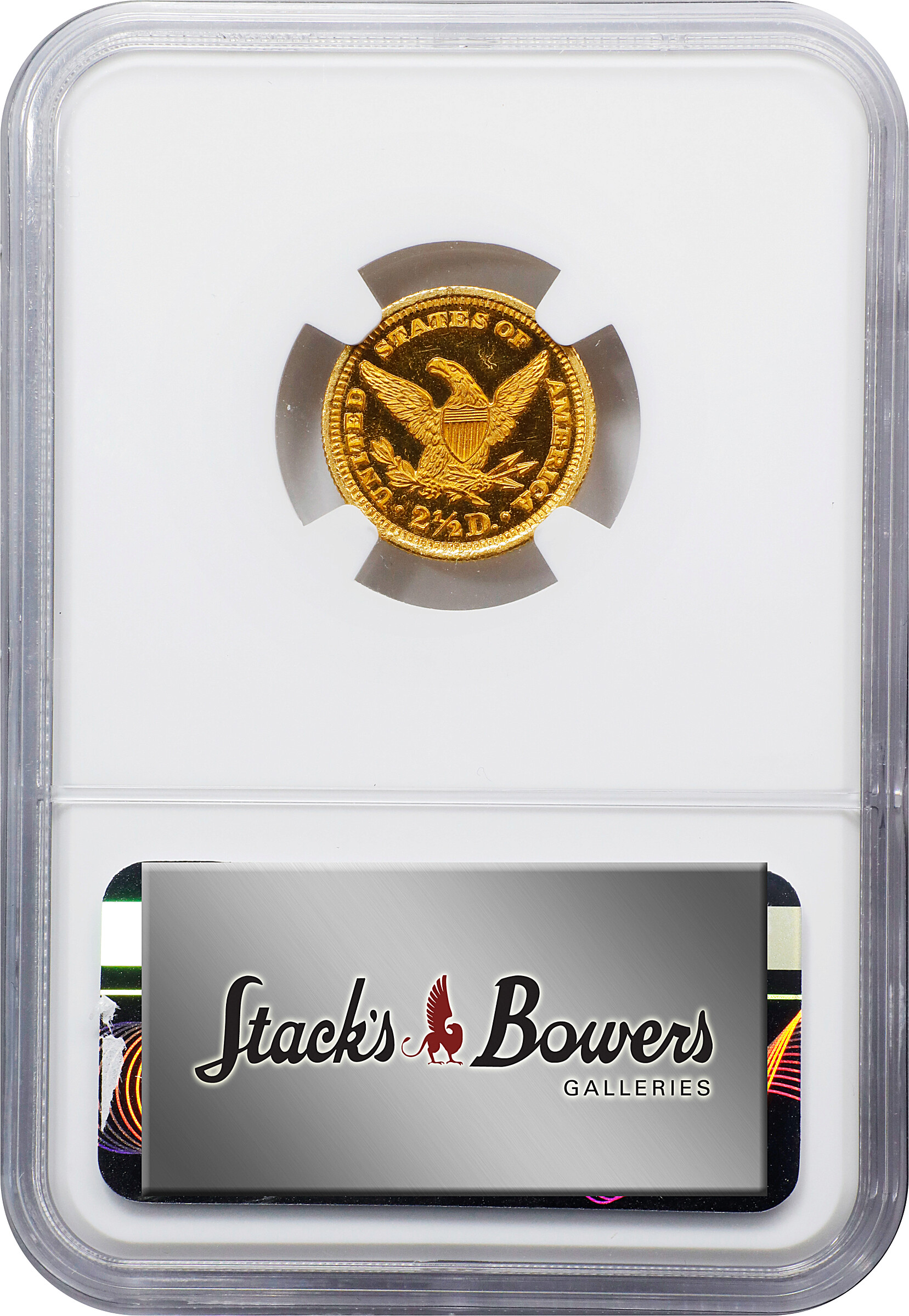 image for: 1898 Liberty Head Quarter Eagle. JD-1, the only known dies. Rarity-4. Proof-65 Ultra Cameo (NGC).