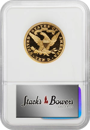 image for: 1900 Liberty Head Eagle. JD-1, the only known dies. Rarity-5-. Proof-65 Ultra Cameo (NGC). CAC.