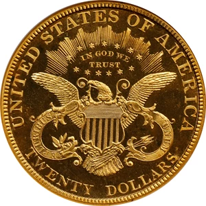 image for: 1900 Liberty Head Double Eagle. JD-1, the only known dies. Rarity-4+. Proof-65 Cameo (NGC). CAC.